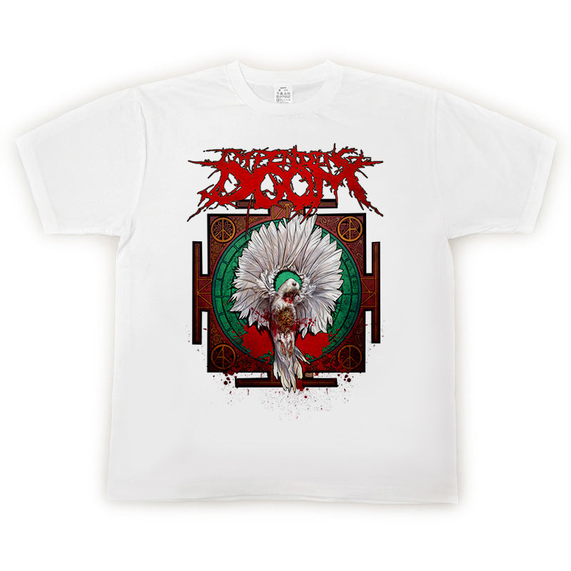 Rock Band T Shirt Summer Short-Sleeved T-shirt Men's Top
