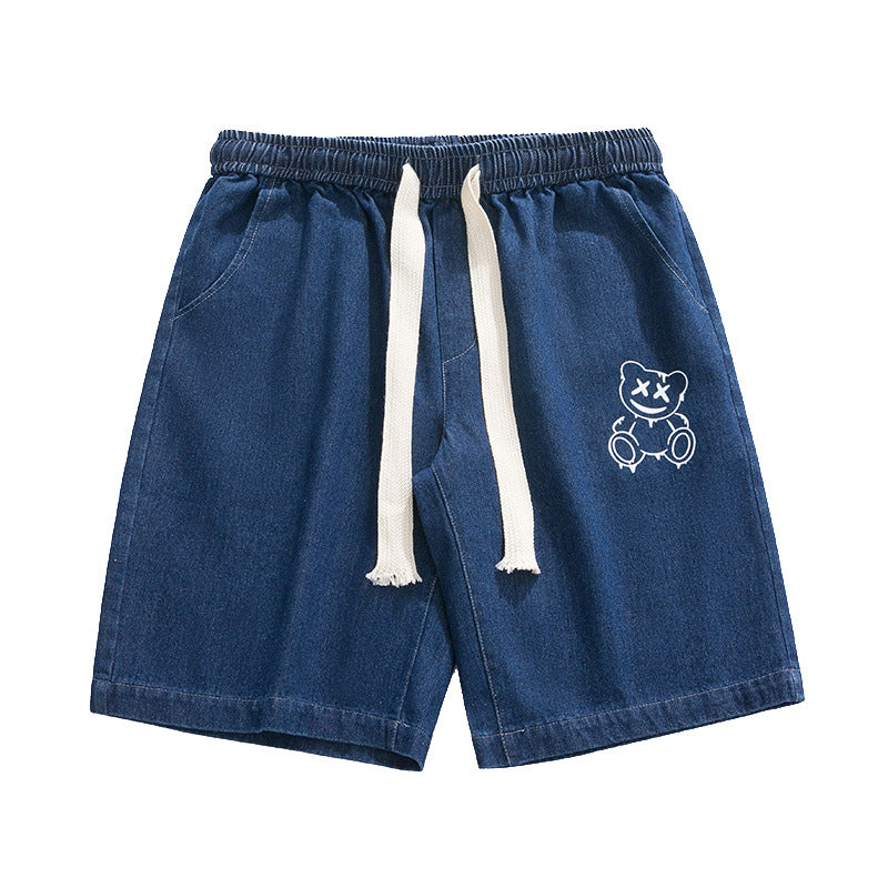 Nasa Shorts Cowboy Shorts for Men Summer Trendy