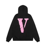 Vlone Hoodie Autumn/Winter Pink Big V Hooded