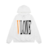 Vlone Hoodie autumn and winter red big V letter