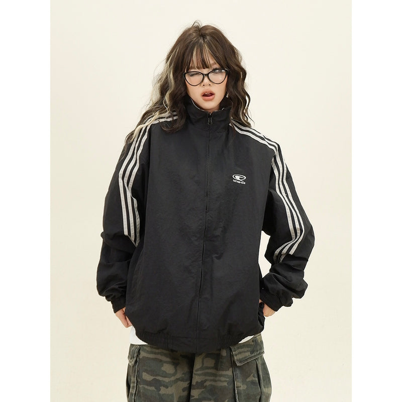 Unisex Baseball Jersey Fall Loose Vintage Jacket