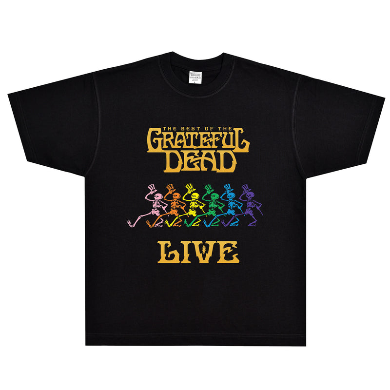 Rock Star T Shirt the Best of the Grateful Dead Live T-shirt Rock Band American Style Loose Short Sleeve