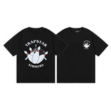 Trapstar T Shirts Trapstar Bowling Print Loose Casual Short Sleeves