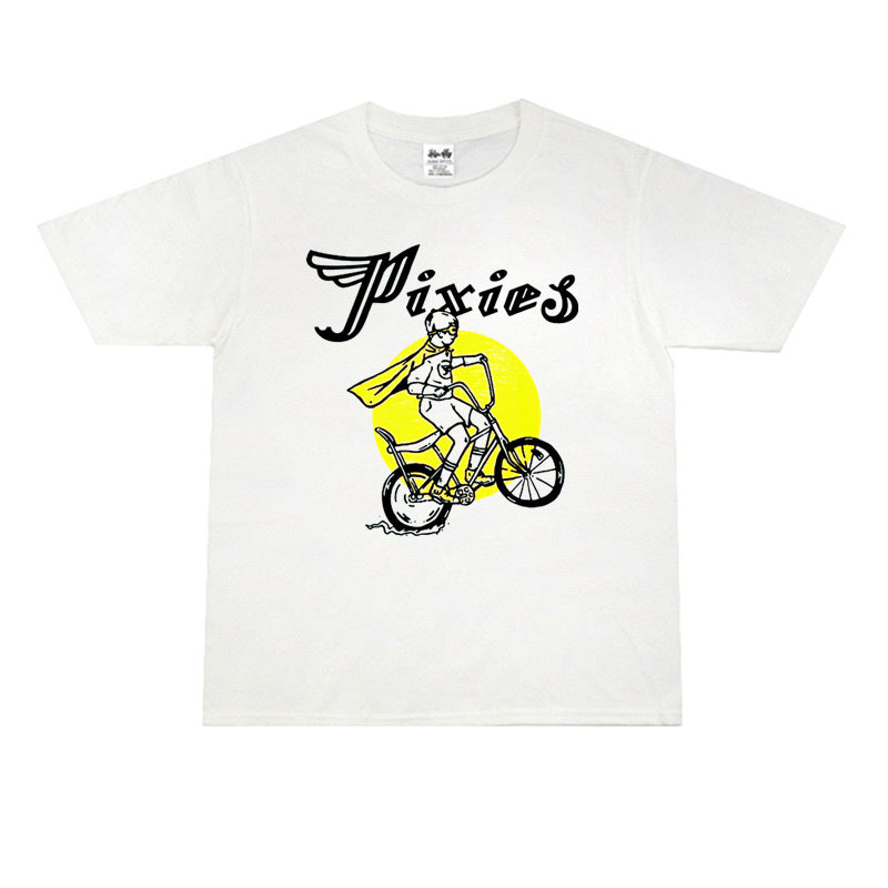 Rock Star T Shirt Band the Pixies Printed T-shirt Men's and Women's Cotton Short Sleeve Loose