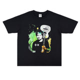 Rock Star T Shirt Ed Sheeran Printed Pure Cotton Loose T-shirt Men's and Women's Fashion Short Sleeve