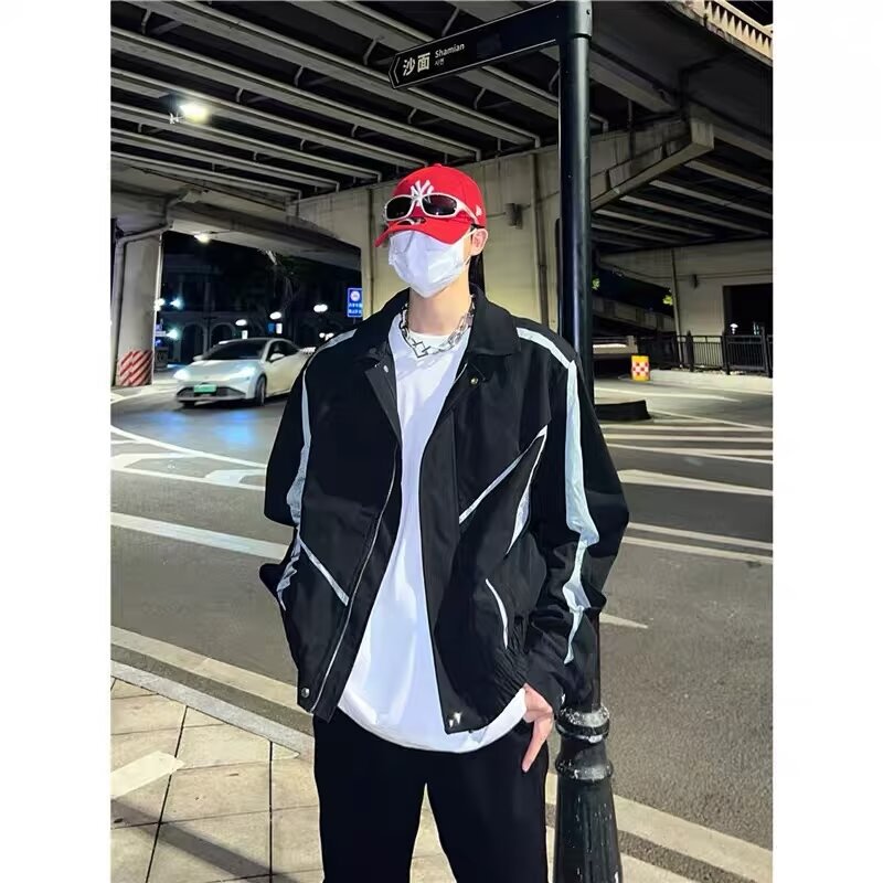Unisex Baseball Jersey Vintage Casual Jacket Jacket Cleanfit Top