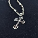 Chrome Heart Necklace Men's and Women's Sterling Silver Vintage