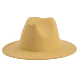 Walter White Fedora Jazz Top Hat Vintage Woolen Hat Embroidered Logo Felt Hat
