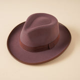 Walter White Fedora Autumn and Winter Men's Versatile Top Hat British Retro Outdoor Casual Fashion