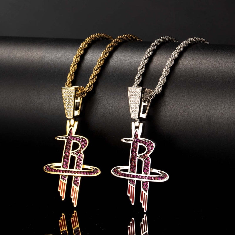 NBA Team Pendants Basketball Rockets Team Pendant Men