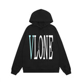 Vlone Hoodie Autumn/Winter Big V Letter Hooded Sweater