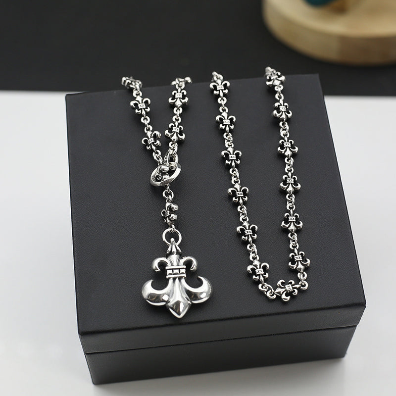 Chrome Heart Necklace Adjustable Male