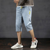 Unisex Jeans Denim Shorts Vintage Straight Pants