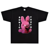 Rock Star T Shirt Sonic Youth Dirty T-shirt Audio Youth Band Rock Cartoon Loose Retro Short Sleeve