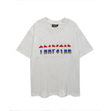 Trapstar T Shirts Trapstar Casual Letter Towel Embroidery Short Sleeve