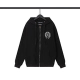 CHH Chrome Heart Hoodie Couple Villain Skull Cardigan Hooded Sweater Men
