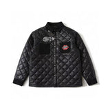 CHH Chrome Heart Coat ch Home Crowe Autumn Winter Red Lips Padded Cotton Vintage