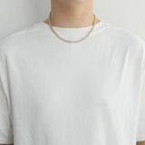Zircon necklace rock sugar ladder cubic zirconia tennis chain