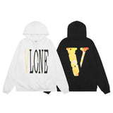 Vlone Hoodie renders large V letter sleeve