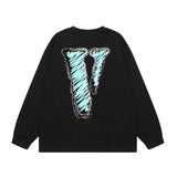 Vlone Sweatshirts Large V Letter Crew Neck