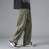 Nasa Sweatpants Men's Spring and Autumn Summer Loose Straight Fashion Brand Men