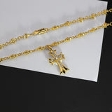 Chrome Heart Necklace Sweater Necklace