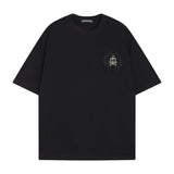 CHH Chrome Heart T Shirts Crowe T-Shirt Summer Short Sleeve Street Hip Hop