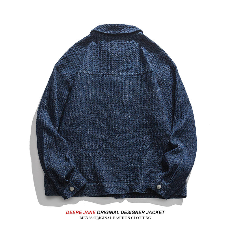Men Long-Sleeve Shirt Spring Shirt Coat Men's Spring and Autumn Loose