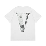 Vlone T Shirt Spring Summer Crew Neck Short Sleeve