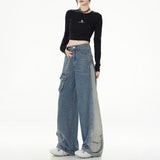 Unisex Jeans American Jeans Loose Straight