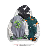 Men's Baseball Jacket Men's Spring and Autumn Loose Versatile Casual Jacket Jacket