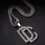 Jewelry Stainless Steel Plated Hip Hop Pendant Necklace rapper