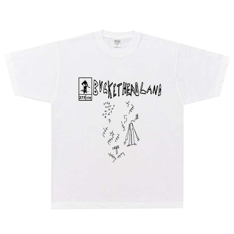 Rock Star T Shirt Buckethead Guillotine Furnace T-shirt Rock American Loose Short Sleeve
