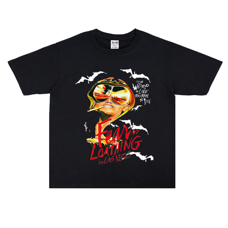 Rock Star T Shirt Fearand Loathing in Las Vegas Band Rock T-shirt
