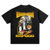 Hip Hop Rapper T Shirt Short Sleeve T-shirt Hip Hop