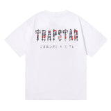 Trapstar T Shirts Trapstar Red Camouflage Print Casual Short Sleeve T-Shirt