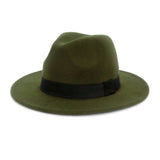 Walter White Fedora Fedora Hat Autumn and Winter Broad-Brimmed Hat Fashion Woolen Hat Men's and Women's Cashmere Felt Cap