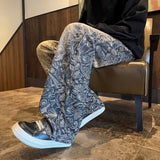 Unisex Jeans Vintage Loose Wide Leg Pants