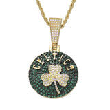 NBA Team Pendants Hip Hop Celtic Ball