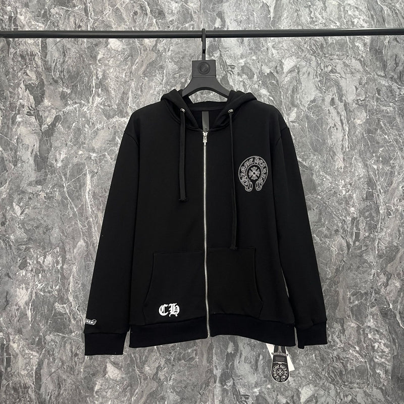 CHH Chrome Heart Hoodie Chrome Hearts Embroidered hooded sweater hoodie