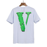 Vlone T Shirt Spring Summer Crew Neck Pullover Short Sleeve Men and Women