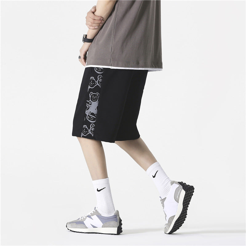 Nasa Shorts Casual Shorts Men's Summer Loose Fashion Brand Beach Sports