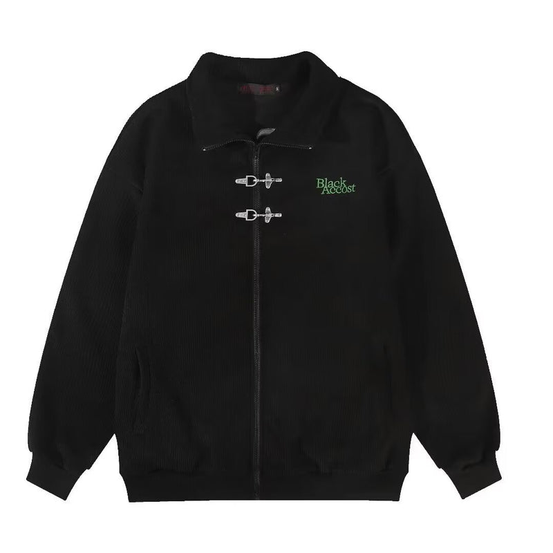 Unisex Baseball Jersey Vintage Baseball Jacket Spring Fall Loose Couple Jacket