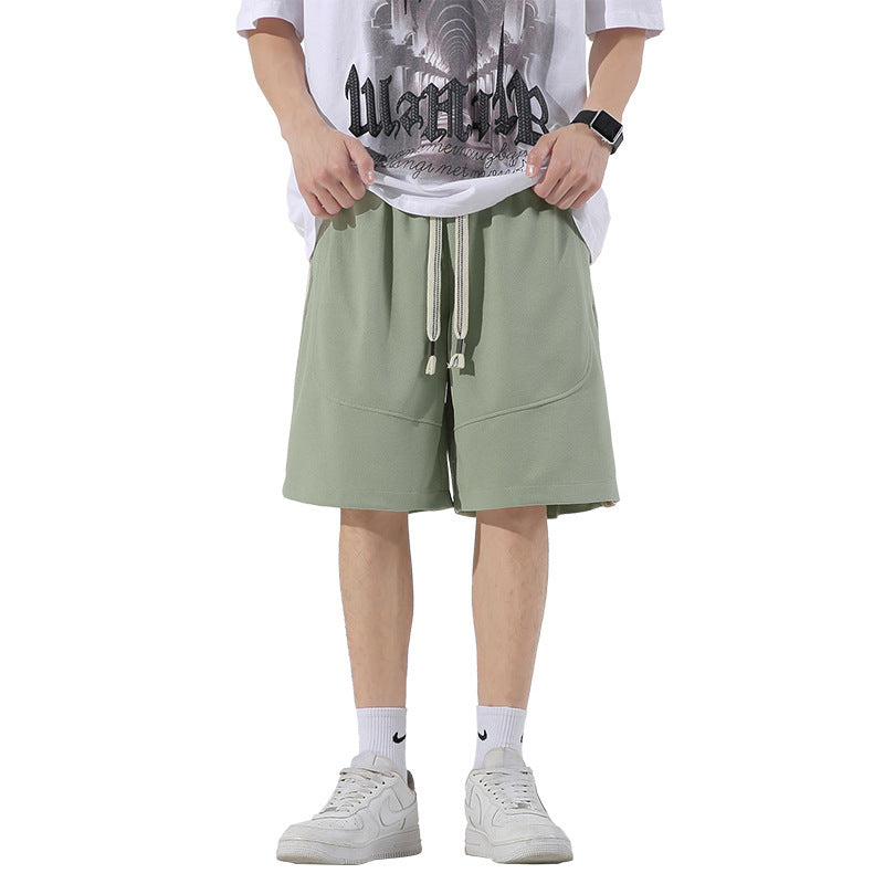 Nasa Shorts Men's Summer Monsoon Stitching Loose Casual Handsome Sports