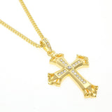 Jewelry Hip Hop Cross Diamond Pendant Necklace Crosses