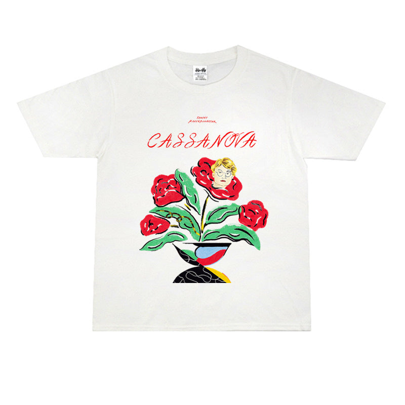 Rock Star T Shirt Sunset Band Rock Cotton Printed T-shirt Men and Women Washed