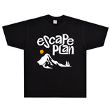 Rock Star T Shirt T-shirt Escape Plan Band Rock Street Loose Short Sleeve
