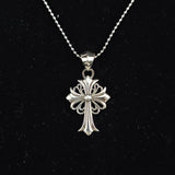 Chrome Heart Necklace Cross Vintage Pendant