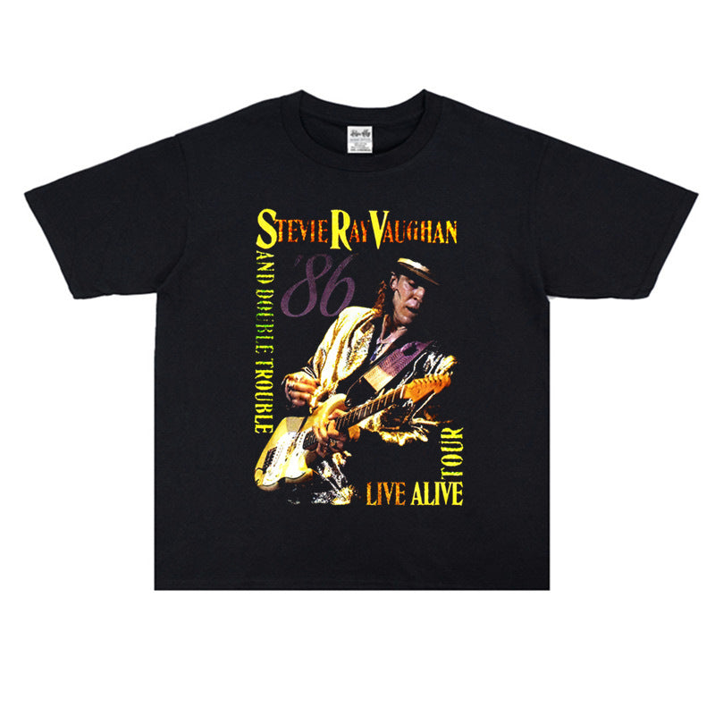 Rock Star T Shirt Printed T-shirt Short Sleeve