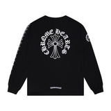 Chh Chrome Heart Long Sleeve Shirt Unisex Fashion Loose Long Sleeve Shirt